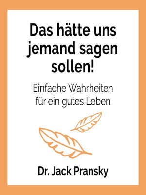 cover image of Das hätte uns jemand sagen sollen!
